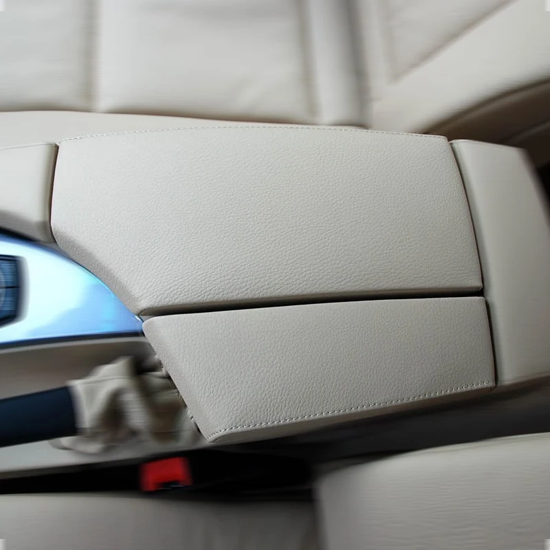 

Car Center Console Armrest Pad microfiber leather Protection Trim Cover for BMW 5 Series E60 2004 2005 2006 2007 2008 2009 2010