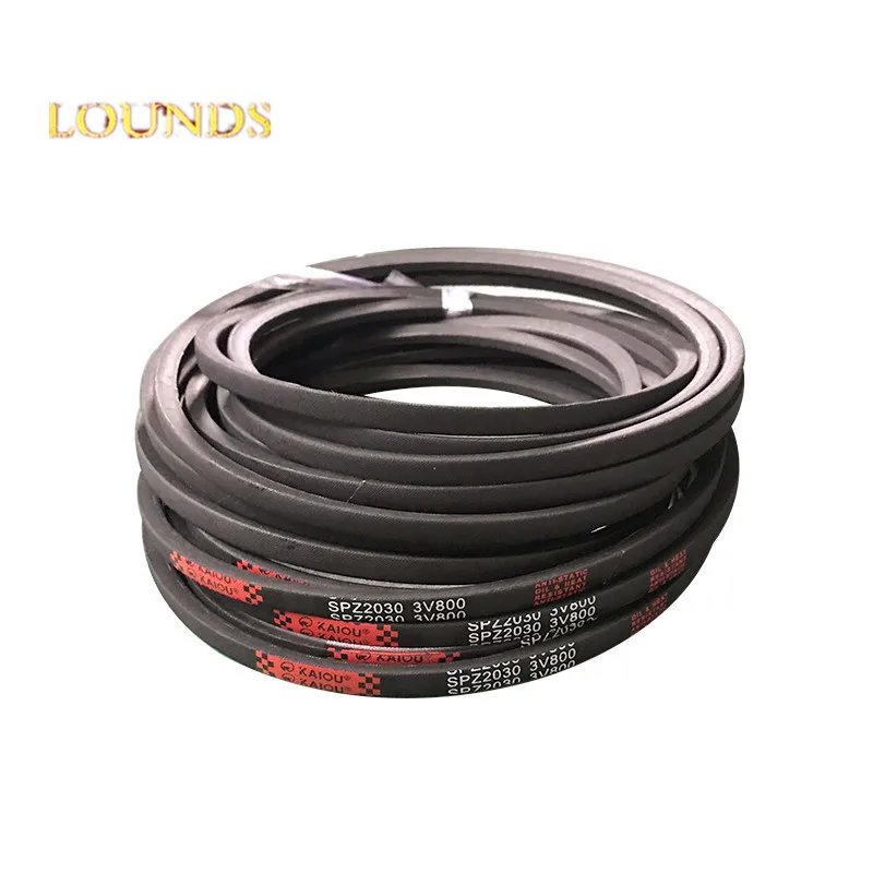 FREE SHIPPING SPZ2800 SPZ2840 SPZ2900 SPZ3000 SPZ3050 WEDGE WRAPPED V-BELT La  Industry Black Rubber   SPZ Type Vee V Belt