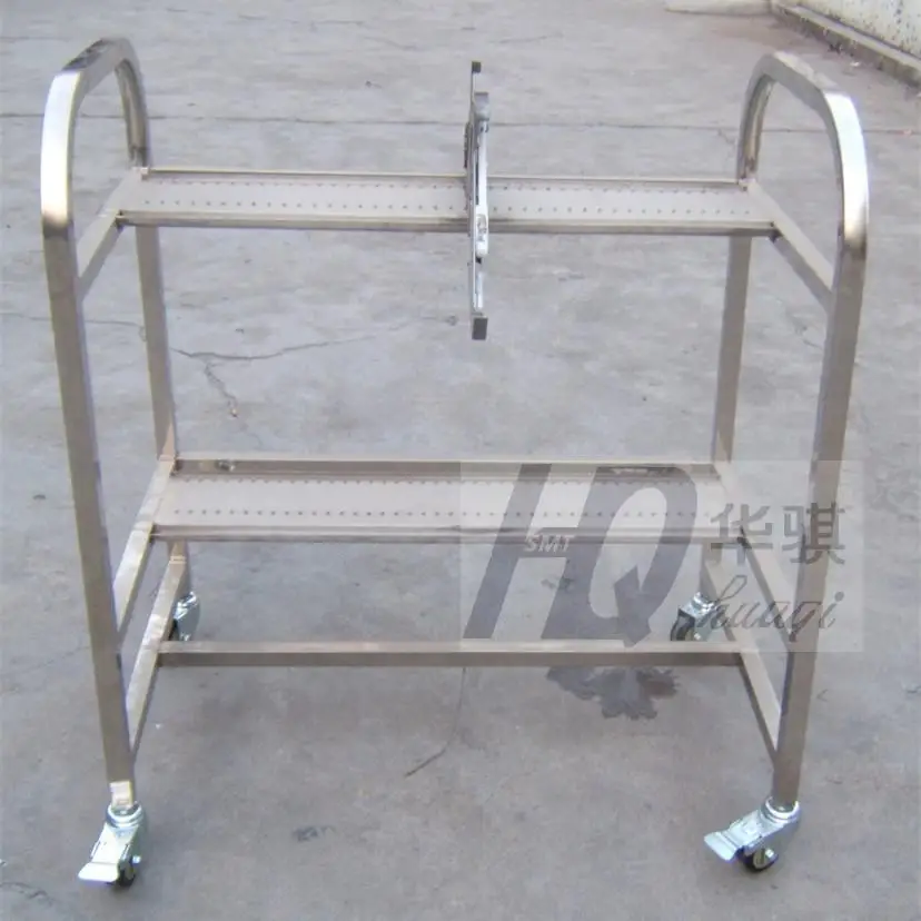 Feeder Trolley for Cm88 CM202 Panasonic Kme Chip Mounter Feeder Racks Storage Cart 40*2PCS 2 Layers