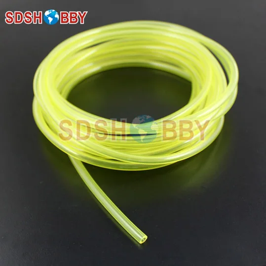 4.8*2.5mm 200 Meter Fuel Line/ Fuel Pipe for Gas Engine/ Nitro Engine -Yellow/Transparent/ Blue Color