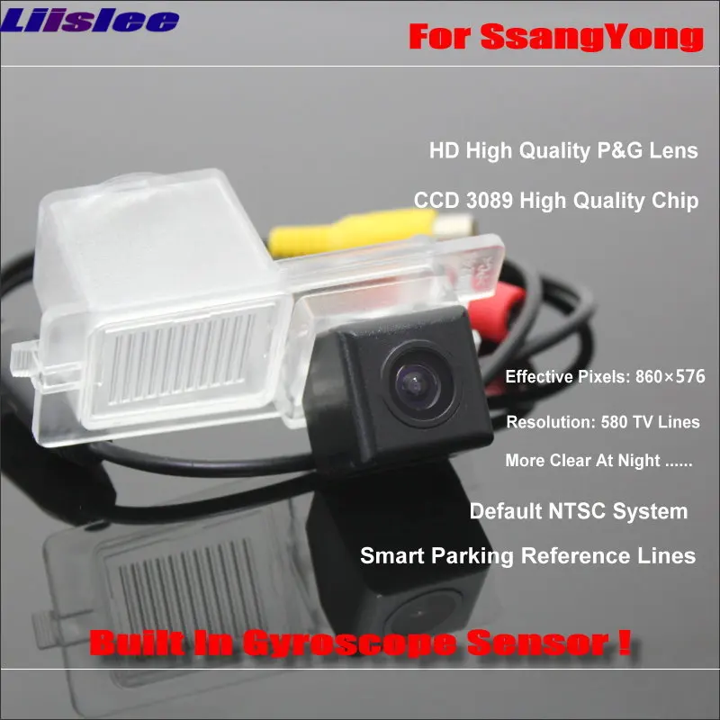 Auto HD SONY Car Rear Camera For SsangYong Rexton 2006~2012 / Intelligent Parking Tracks Reverse Backup / NTSC RCA AUX