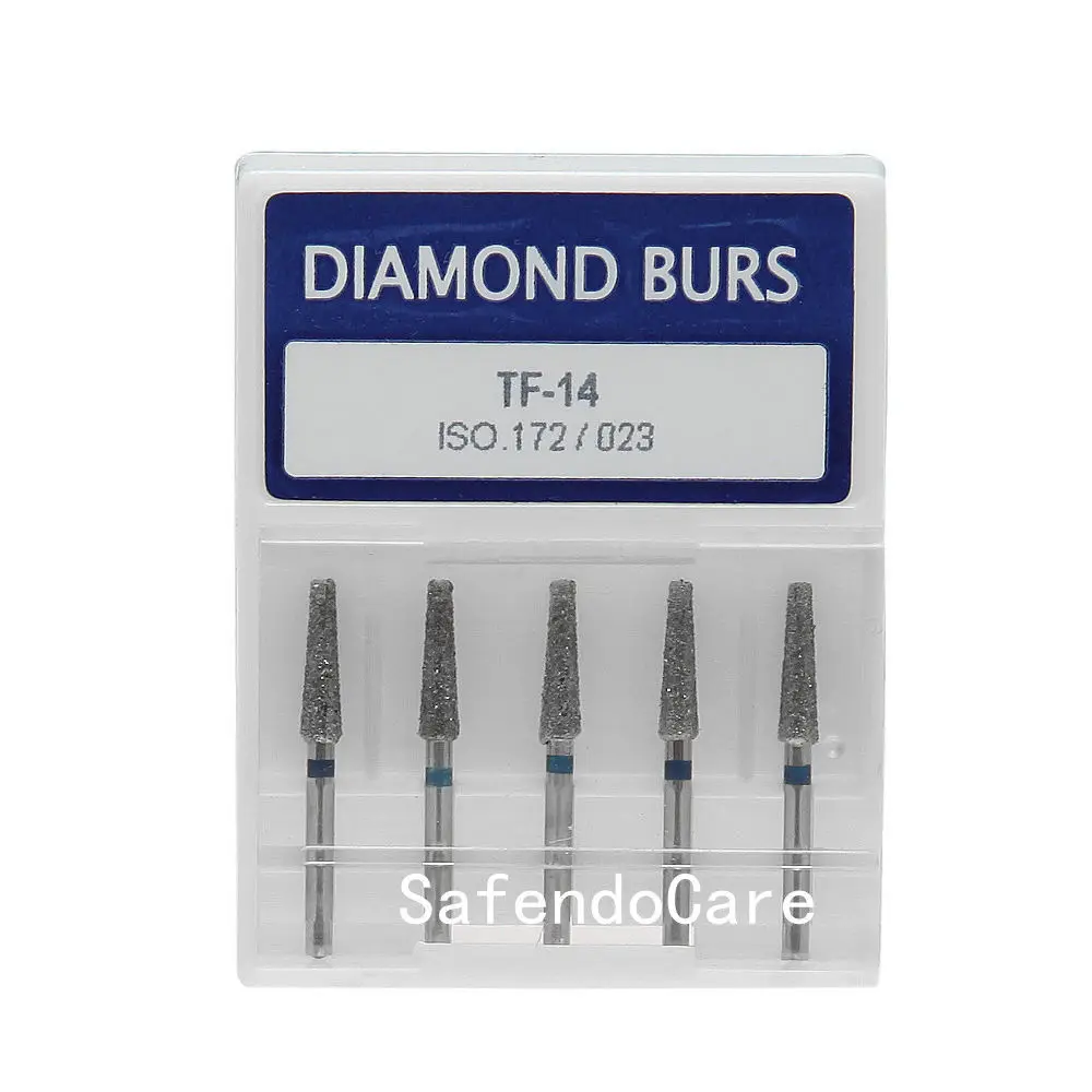 Free shipping100pcs Dental Diamond Burs for High Speed Handpiece Medium FG 1.6M Brand New