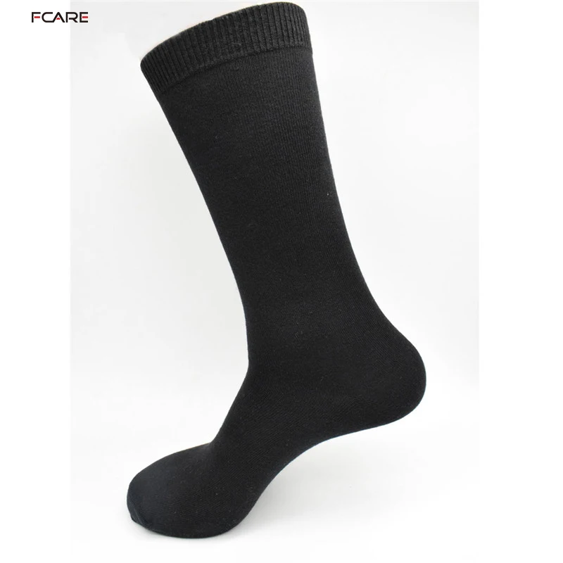 Fcare 10PCS=5 pairs 39, 40, 41, 42, 43 long leg business socks calcetines men cotton dress wedding black socks calcetas hombre