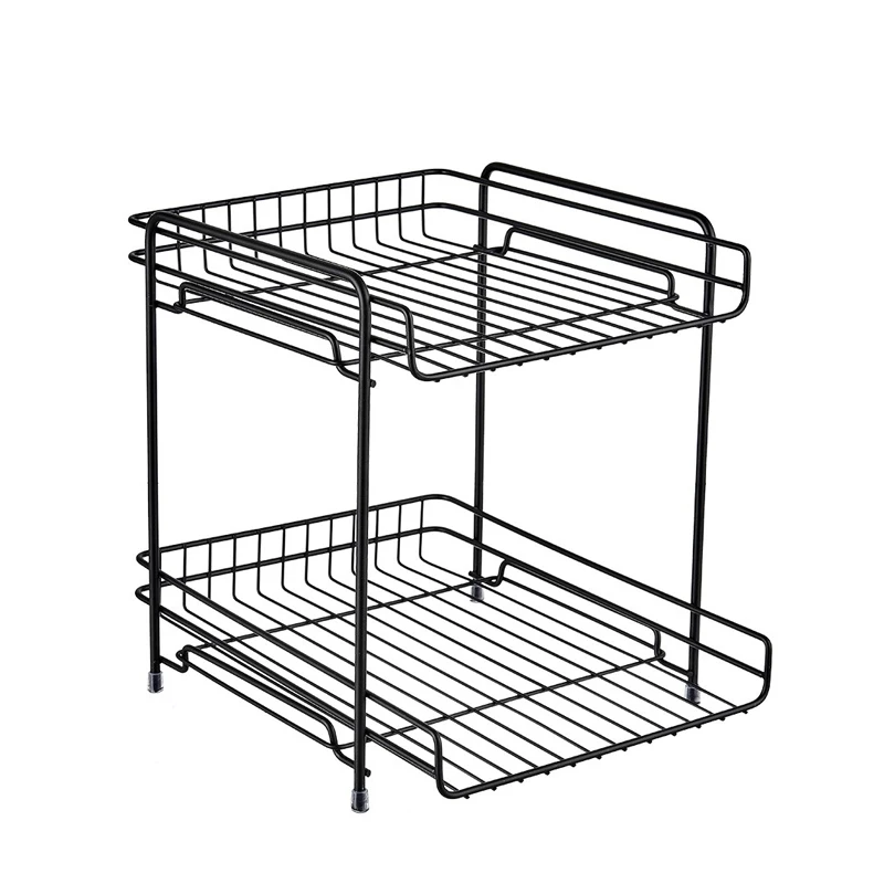 

Wrought Iron Snack Storage Rack Sofa Side Desktop Dormitory Desk Racks Wash Table Skin Care Products Finishing Rack