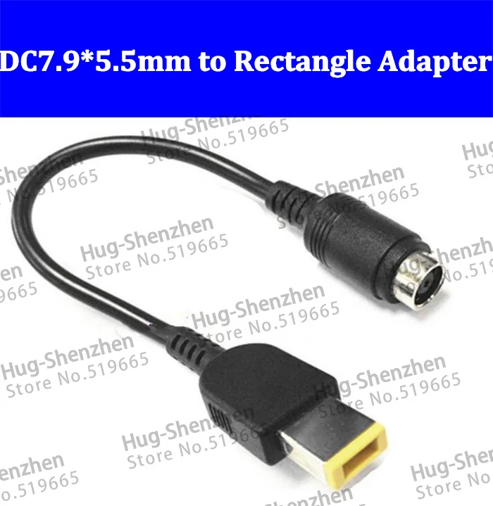 New AC Charger Power Supply DC Adapter Converter Cable For Lenovo ThinkPad, 7.9*5.5mm Female---50pcs/lot