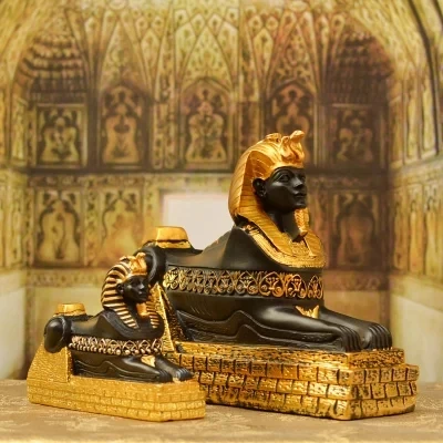 

Escape room games Ancient Egypt Desktop Decoration Pyramid Model Decoration Crafts Home Tourism Sphinx Landmark Building