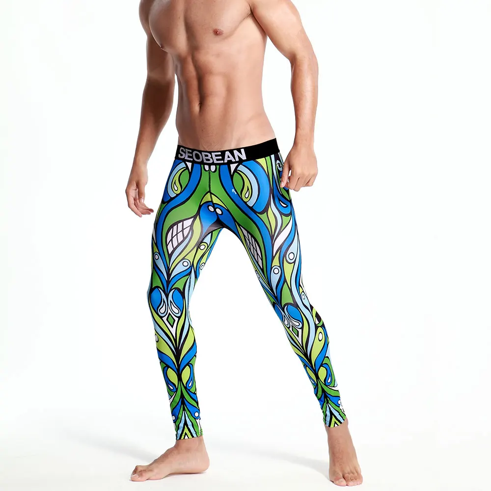 New Winter Warm Men Fashion sexy Long Johns Thermal Underwear Tight Single Long Leggings Pants High Quality Chinese elements