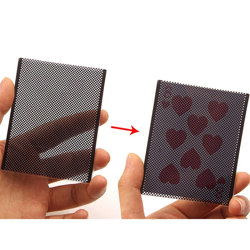 Funny WOW Poker Card magic trick  WOW Card Wonderful Vanish Illusion Change Sleeve Close-Up Street Magic Trick