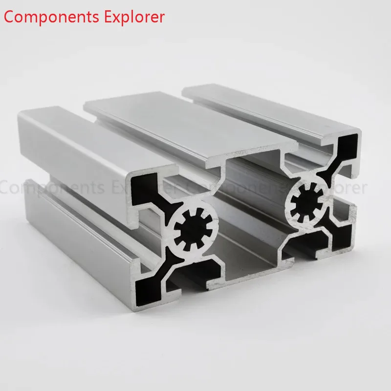 

Arbitrary Cutting 1000mm 50100 Aluminum Extrusion Profile,Silvery Color.