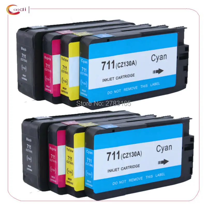 

8Pack，Ink Cartridges HP711 ink Cartridges Compatible for hp officejet 6100、eprinter-h611a Printer、officejet 6700、H711n Printer