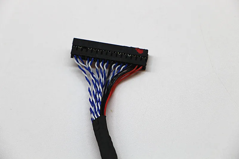 Linha geral do LCD com curvatura do cartão, cabo de LVDS, duplo 8 LVDS, 30 pinos, 40cm, 17-27 polegadas, 2 CH, 8 bocado