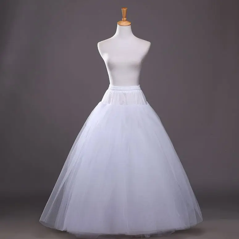 2018 novo petticoat longo tule saias das mulheres underskirt para o vestido de casamento lolita