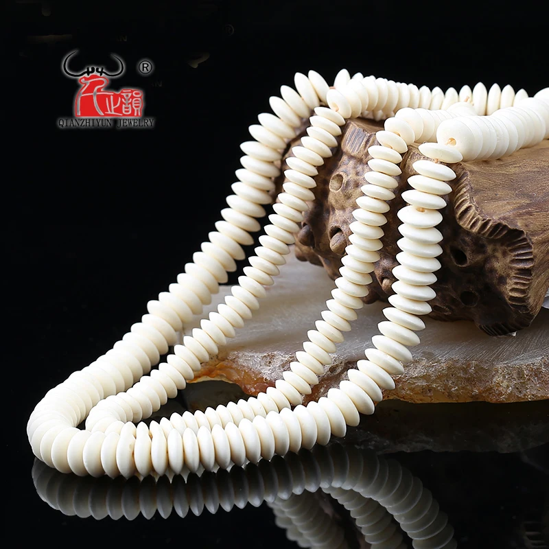 30PCS natural beef bone spacer beads for bodhi beads DIY Tibetan jewelry deads for jewelry making Hole 1.5 mm