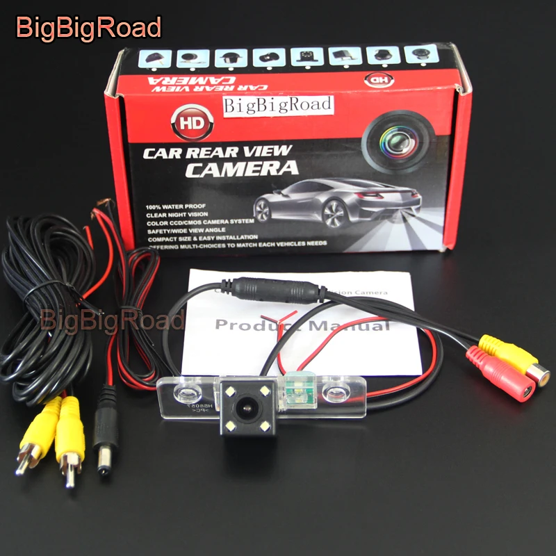 BigBigRoad Car Rear View Reverse Back Up Parking Waterproof Camera For Ford Fiesta Classic Flex Mustang Taurus Fusion MK5 CBK