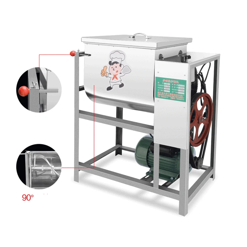 15kg (5-15 kg) dung lượng Thương Mại Bột Trộn Bột Trộn KHUẤY TRỘN phù hợp với cho Mì bánh mì Bột Nhào Máy làm 220 V 1500 W