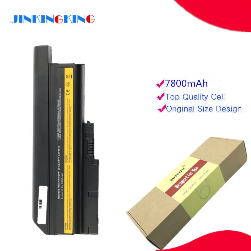 

9 CELLS Laptop Battery for Lenovo ThinkPad R60 R60e R61 R61e R61i T60 T60p T61 FRU 92P1139 92P1141 92P1138 92P1140 42T5233