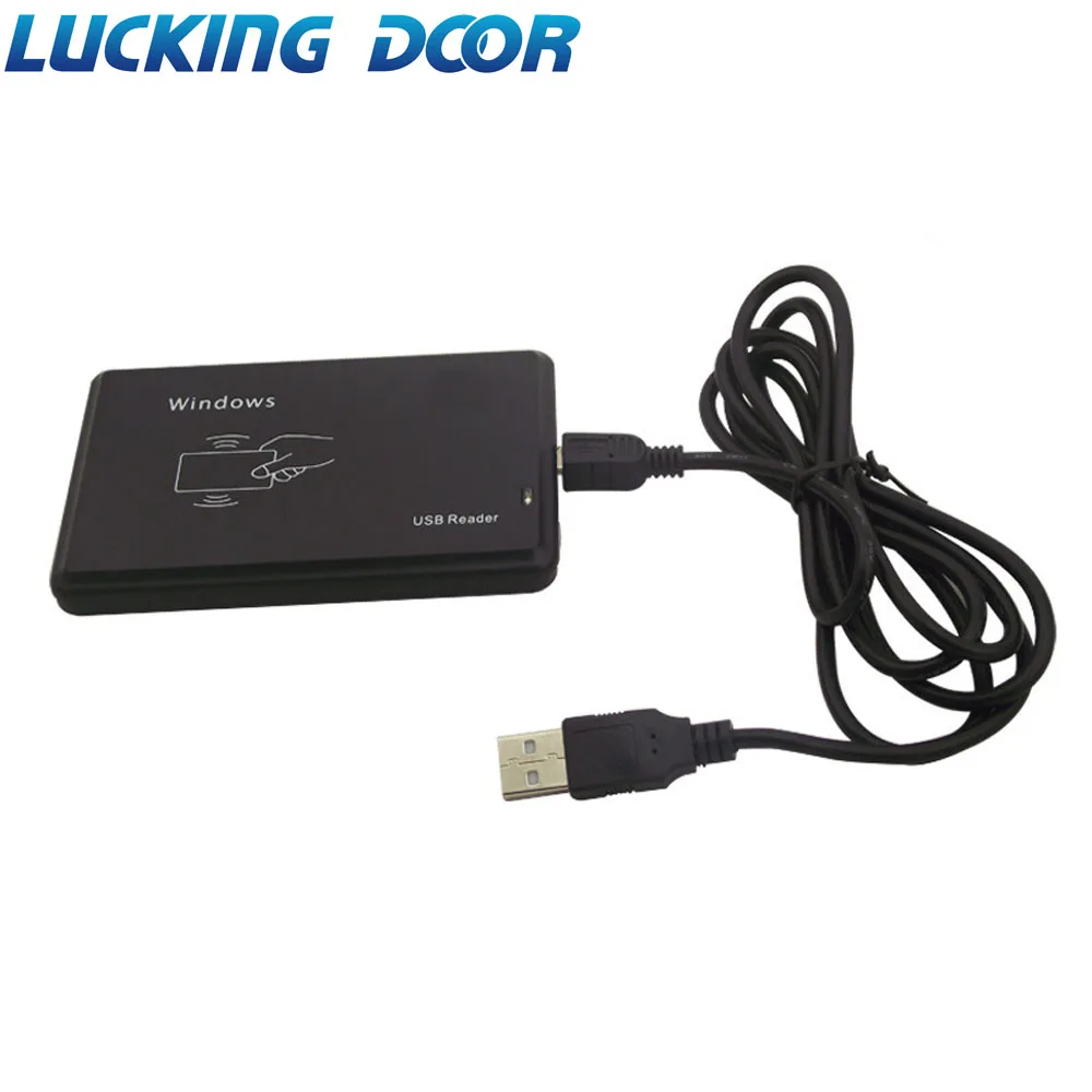 USB Port 125Khz RFID access control Reader EM4100 TK4100 USB Proximity Sensor Smart Card Reader no driver for Access Control