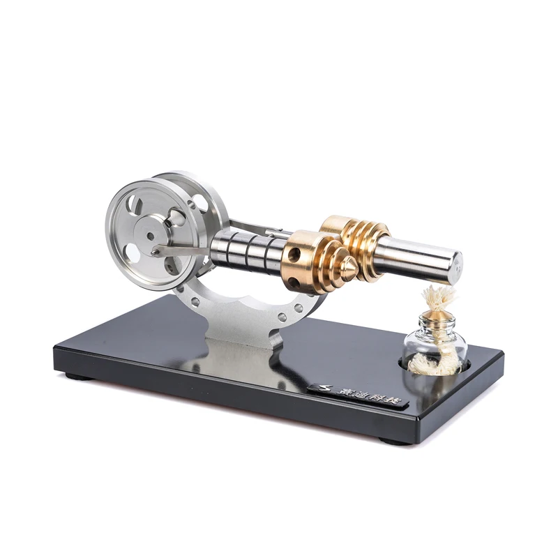 Stirling engine, engine external combustion engine, micro engine M12-01-D