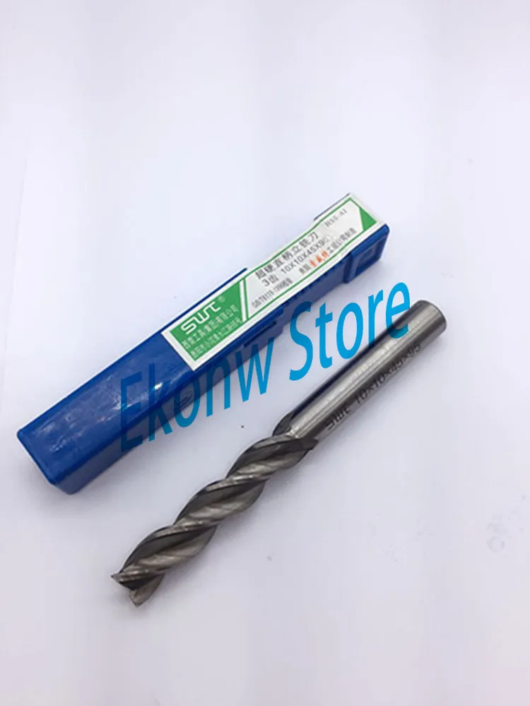 5 pcs 7 millimetri 8 millimetri 9 millimetri 10 millimetri Estesa allungamento Lungo tre Tre 3 Flauto HSS Fresa cutter CNC Bit Fresa Extra Lungo