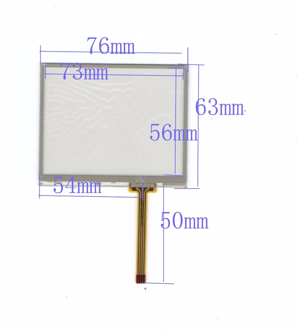 originla new free shipping 3.5 inch four-wire resistive touch screen 76 * 63 fit Innolux Tianma  HannStar 3.5-inch LCD screen