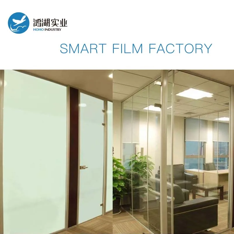 customized Smart PDLC Film White to Opaque Switchable Glass Film High quality Tint Film