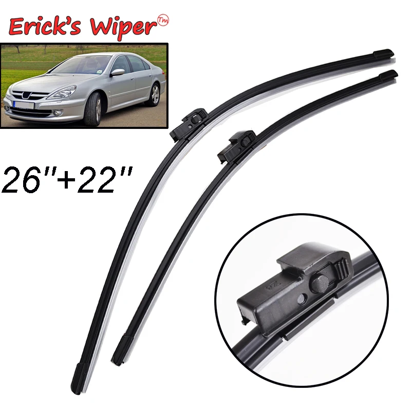 Erick's Wiper Front Wiper Blades For Peugeot 607 2002 - 2011 Windshield Windscreen Clean Window Car Rain Brushes Nature 26