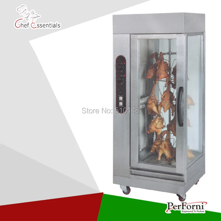 PKJG-GB306 Gas vertical rotary Chicken Rotisserie stainless steel chicken rotisseries oven