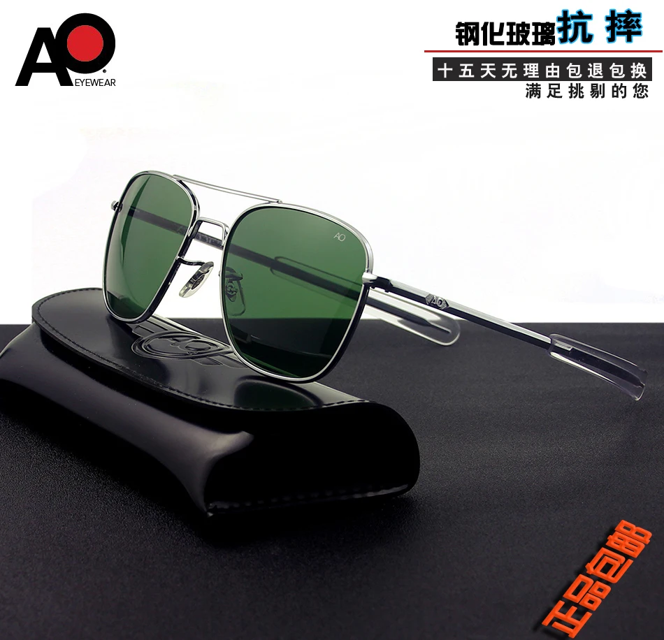 Aviation Pilot Sunglasses Men Women 2021 Vintage Brand Designer American Army Military Optical AO Sun Glasses de sol masculino