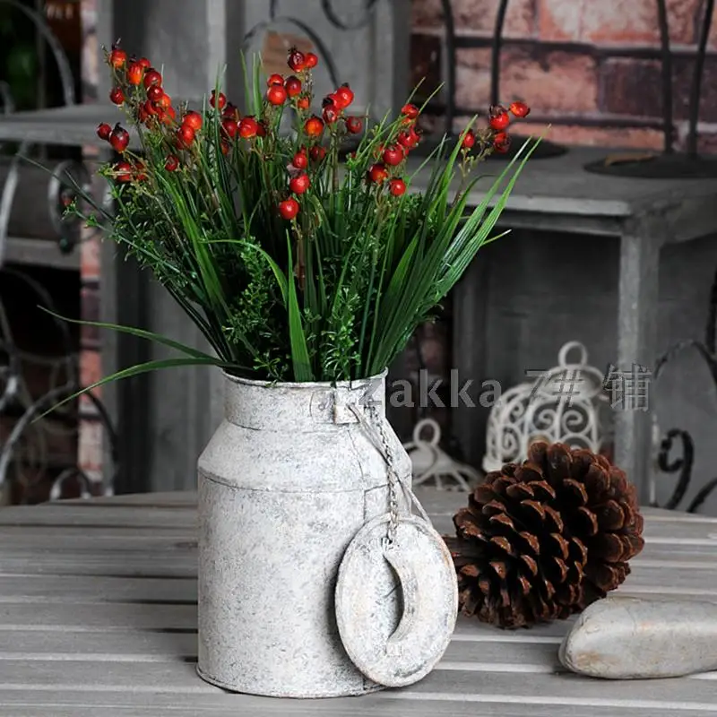 zakka grocery retro French country to do the old European-style garden iron wrought iron flower arrangement garden