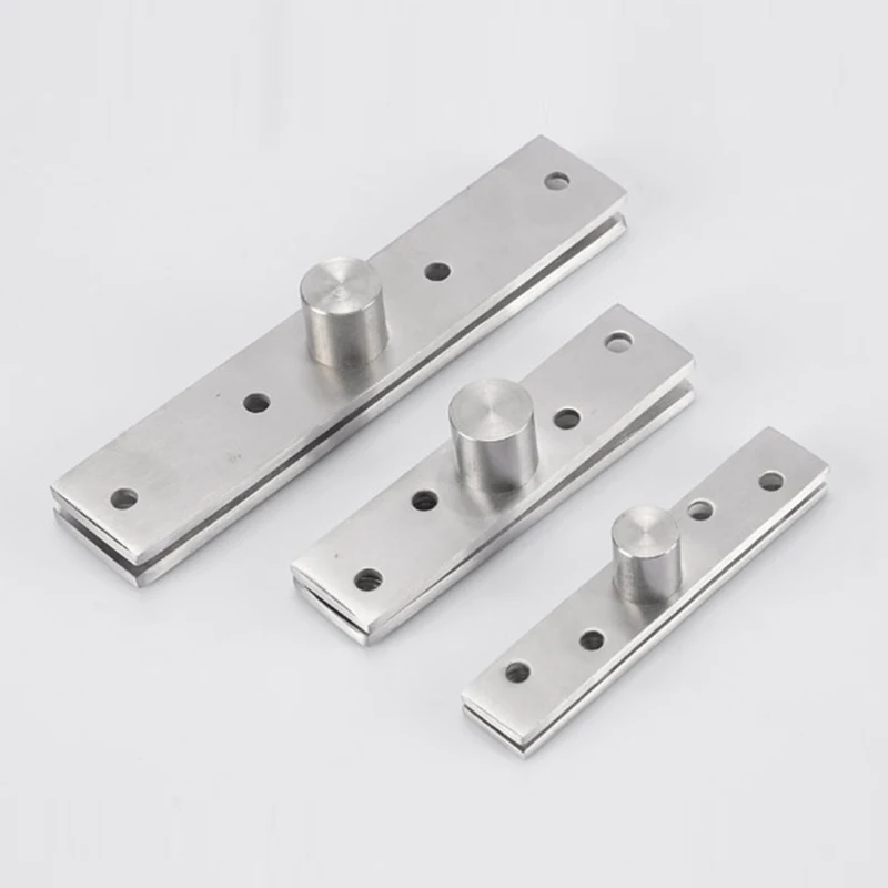 2Pair 360 Degree Up and Down Door Hinge Mute The Shaft Stainless Steel Door Hinge Pivot Hinge Revolving Door Shaft