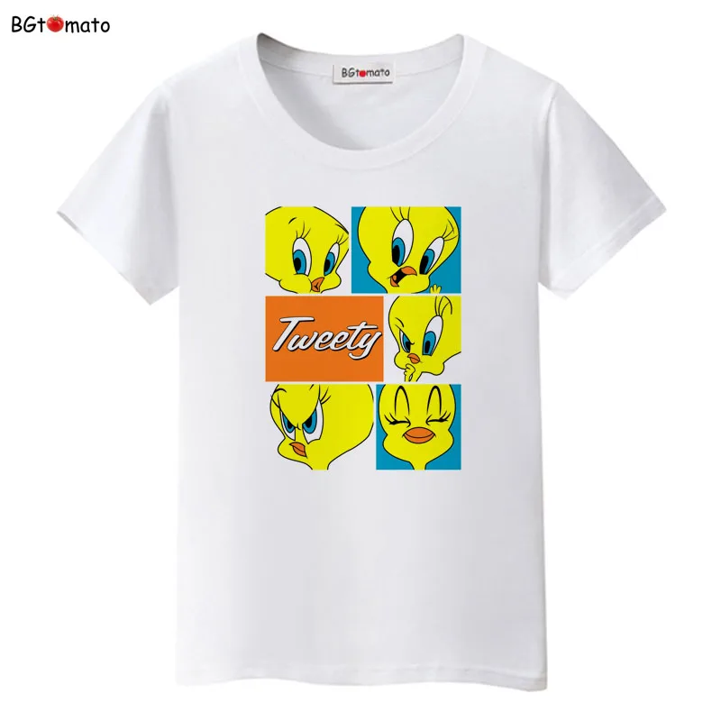 Popular Cartoon Little Duck T-shirt women brand new Tops Tees kawaii couple clothes Hot sale shirts For women