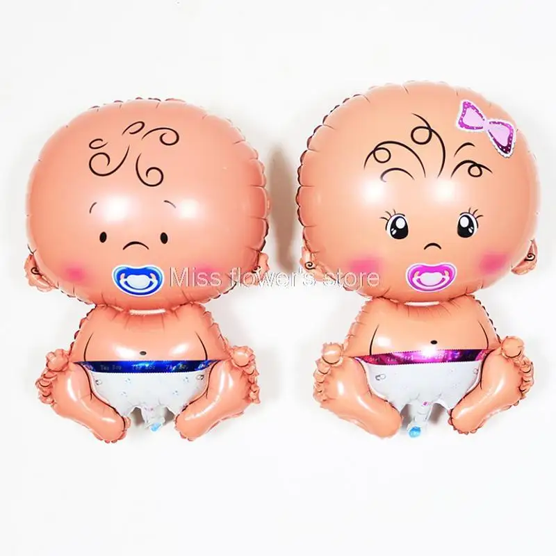 1 PCS Girl Boy Pacifier Baby Angel Child Foil Balloon For Newborn Baby Shower Birthday Party Decoration