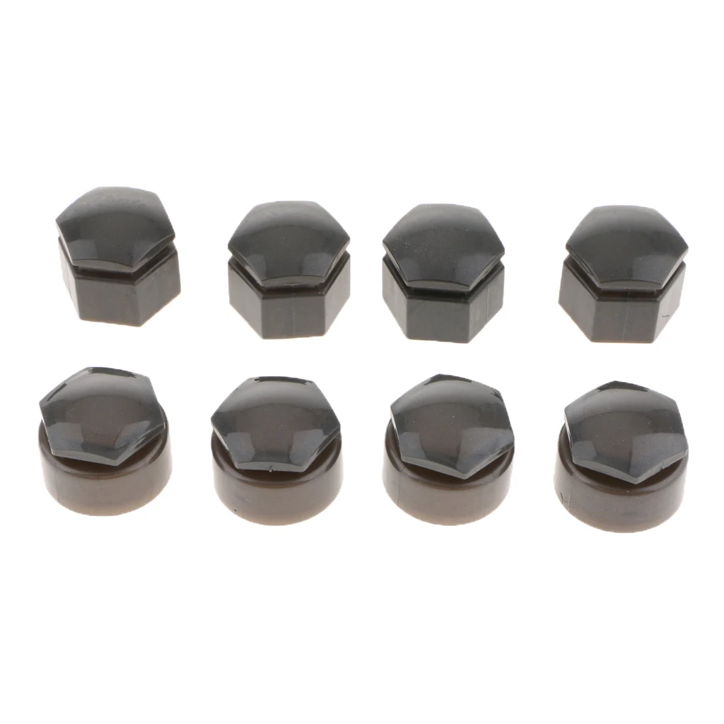 20 Pieces 19mm Plastic Car Wheel Nut Screw Cover Rims Bolt Cap Protection Dust Proof for Audi Q7