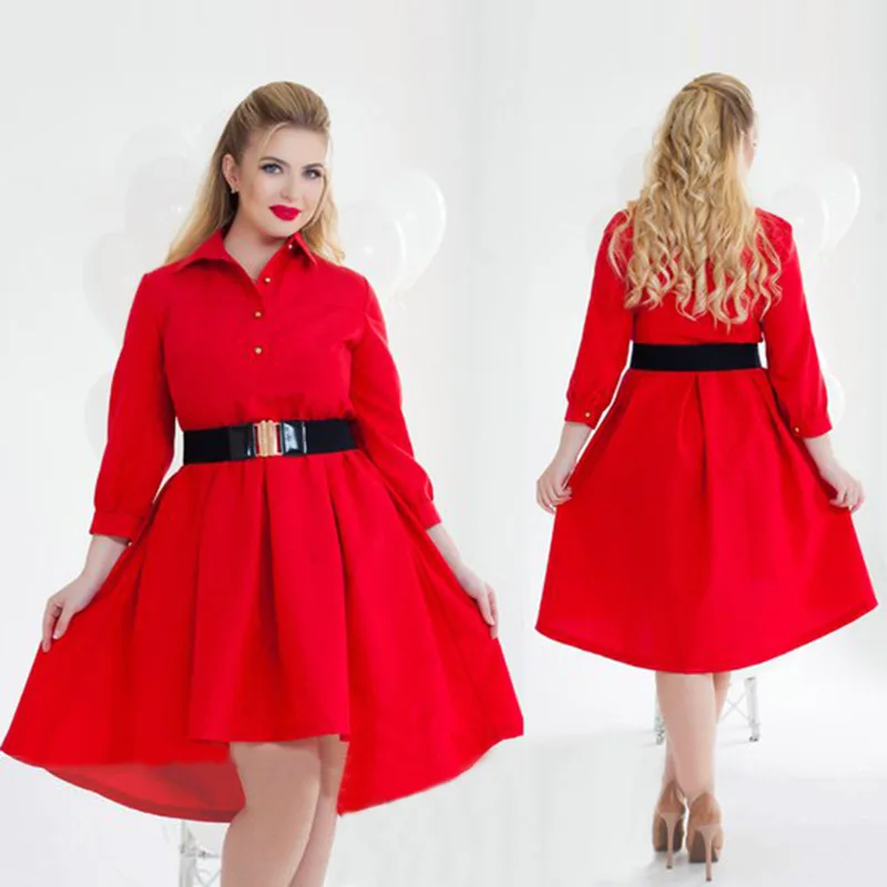 Robe d\'automne à manches longues pour femmes, grande taille 6XL, gros MM, robes patchwork élégantes, grande taille, vêtements pour femmes,