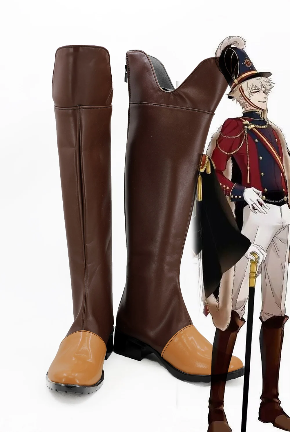 

Bakugou Katsuki Cosplay My Hero Academia Bakugou Katsuki Cosplay Boots Boku no Hero Academia Brown Shoes Custom Made
