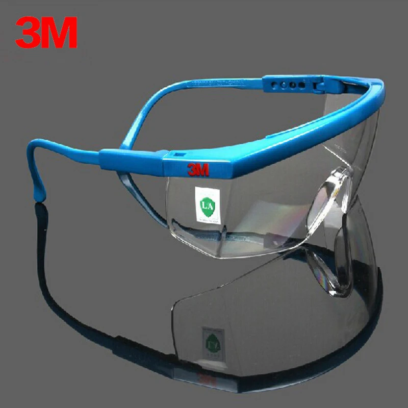 3M-gafas de seguridad 1711, antiviento, antiarena, resistentes al polvo, transparentes