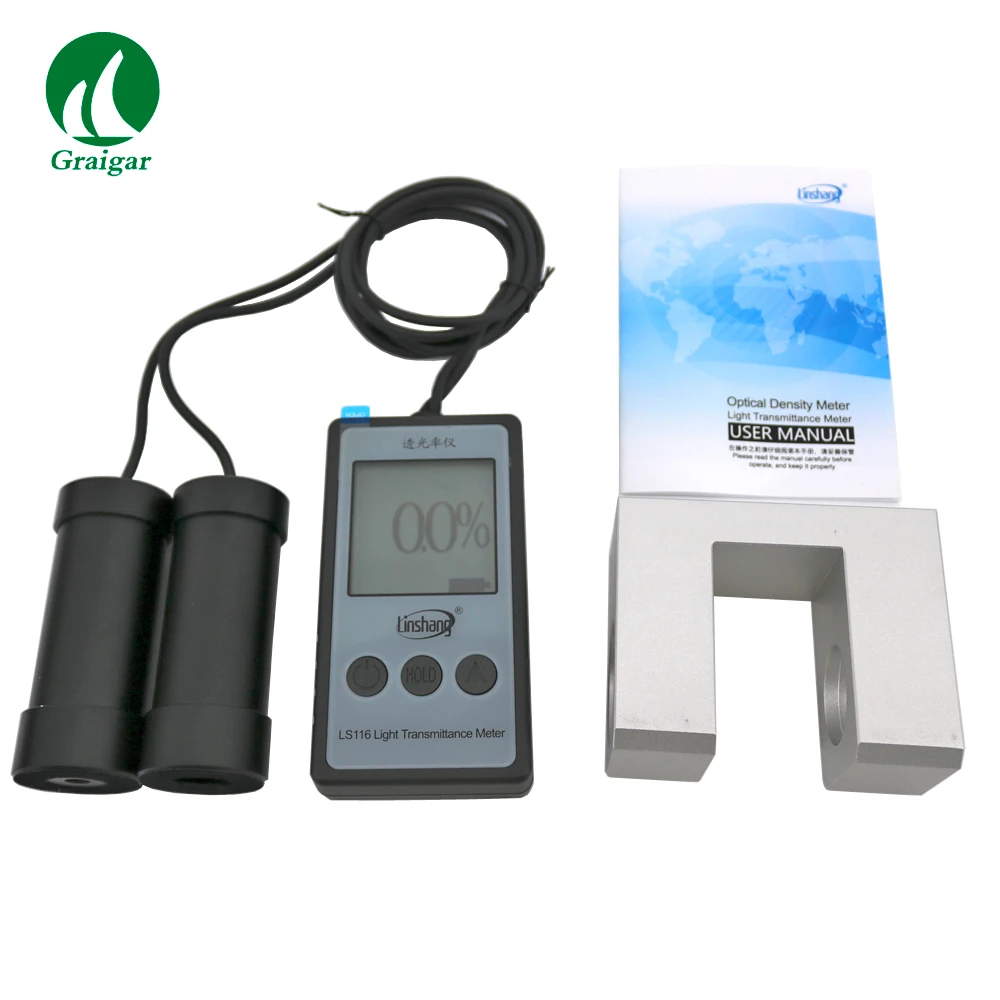 เครื่องวัดการส่งผ่านแสง LS116 ใช้สําหรับวัดเปอร์เซ็นต์ของการส่งผ่านแสง