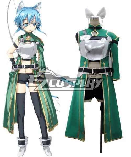 Sinon Cosplay Costume  From Sword Art Online (ALfheim Online) E001