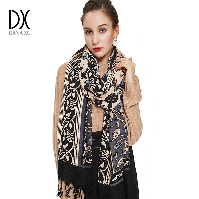 

Winter Scarf Cashmere Scarf Women Plaid Blanket Scarf New Designer Wool and Silk Basic Shawls Women's Scarves Face Shield 2015