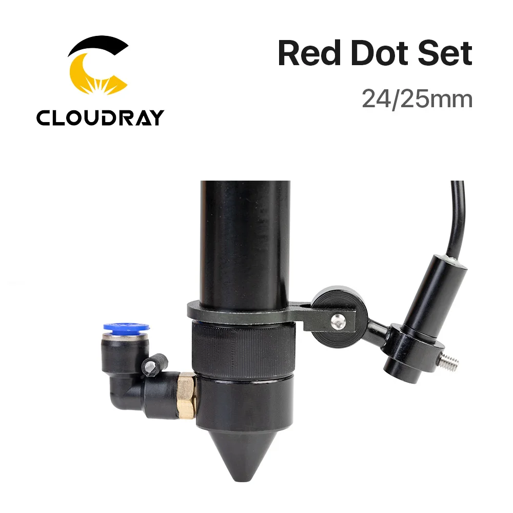 Модуль диода Cloudray с красной точкой, позиционирование устройства постоянного тока 5 В для лазерной гравировки и резки Co2 «сделай сам»