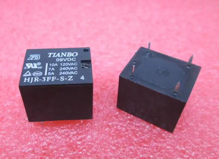 

NEW TIANBO HJR-3FF-S-Z-9VDC HJR-3FF-S-Z-09VDC HJR3FFSZ HJR-3FF-S-Z 09VDC 9VDC DC9V 9V relay DIP5 free shipping