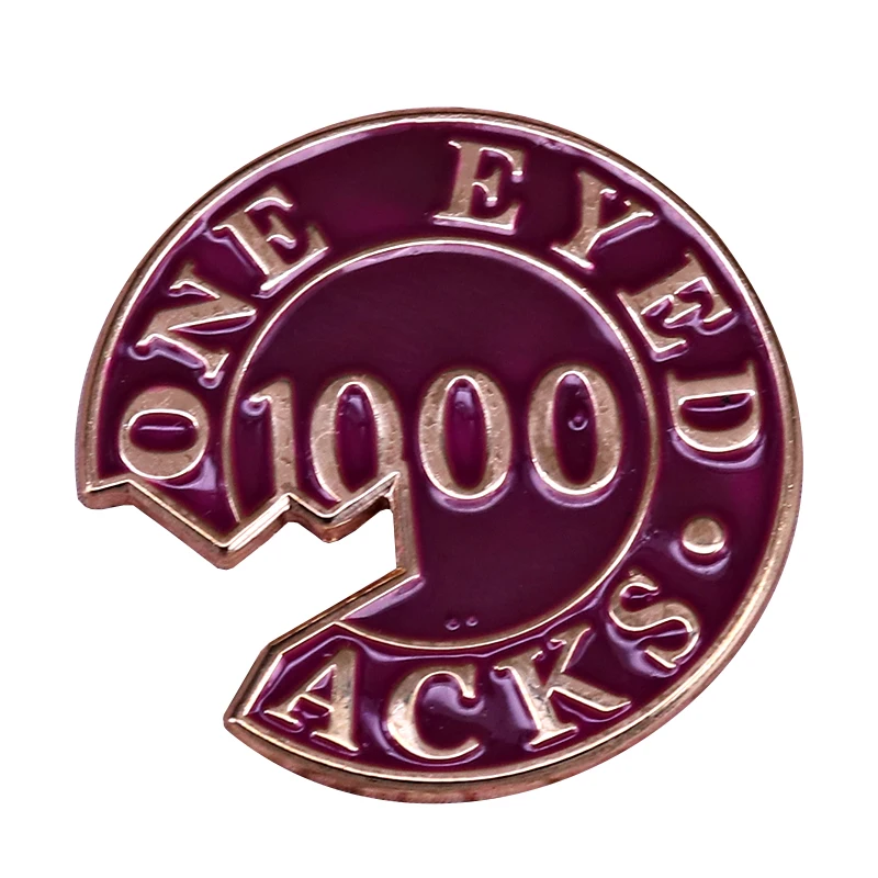 One eyed Jacks poker chip enamel pin funny Agent Cooper evidence collected badge Twin Peaks fans gift