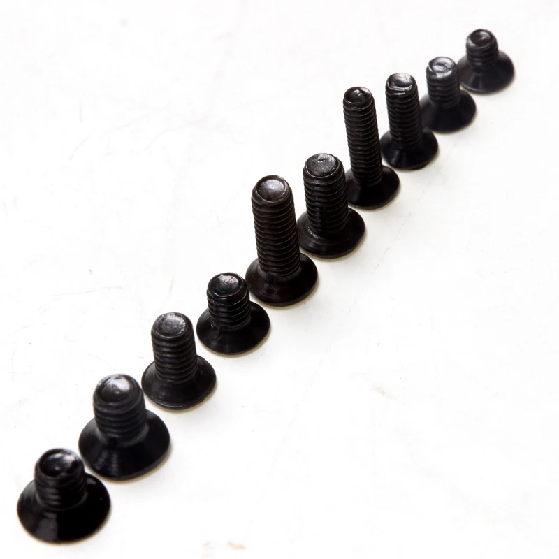 300pcs KM Laptop Screws Kit Assorted Assemble Repair Black Set Computer Screw Tools Parts For Electronic Products 10Sizes