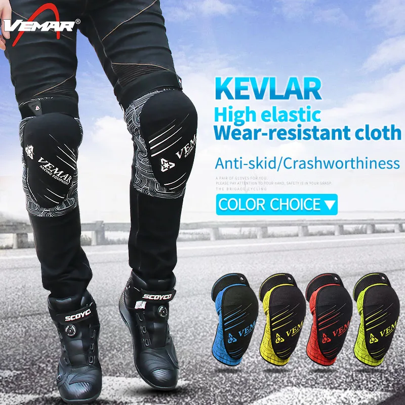 VEMAR Warm Motorcycle Knee Protection Motocross Protector Pads Guards Motosiklet Dizlik Moto Joelheira Protective Gear Kneepads