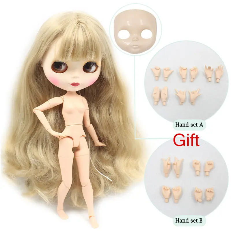 ICY DBS Blyth doll extra face&hands as gift Suitable For DIY 1/6 BJD Toy special price ob24 azone s