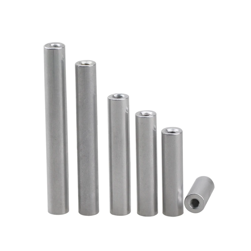 10pcs M4 Aluminum Round Standoff Spacer Studs Column M4*10/12/15/20/25/30/35/37/40/45/50/60/70/80/90/100mm