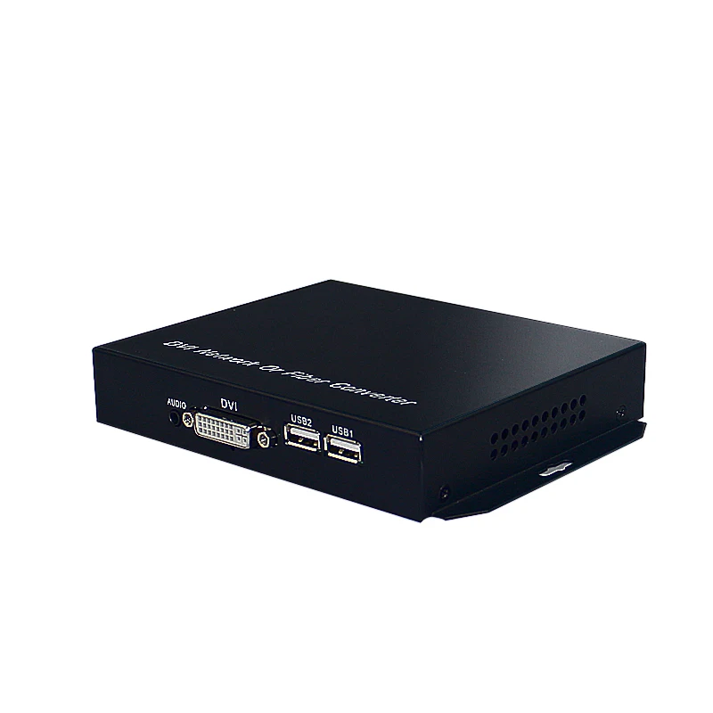 High Quality 1080P HD DVI optical extender Fiber Optic media converters with KVM for daisy chain, FC, 1310/1550nm S/M fiber 20Km