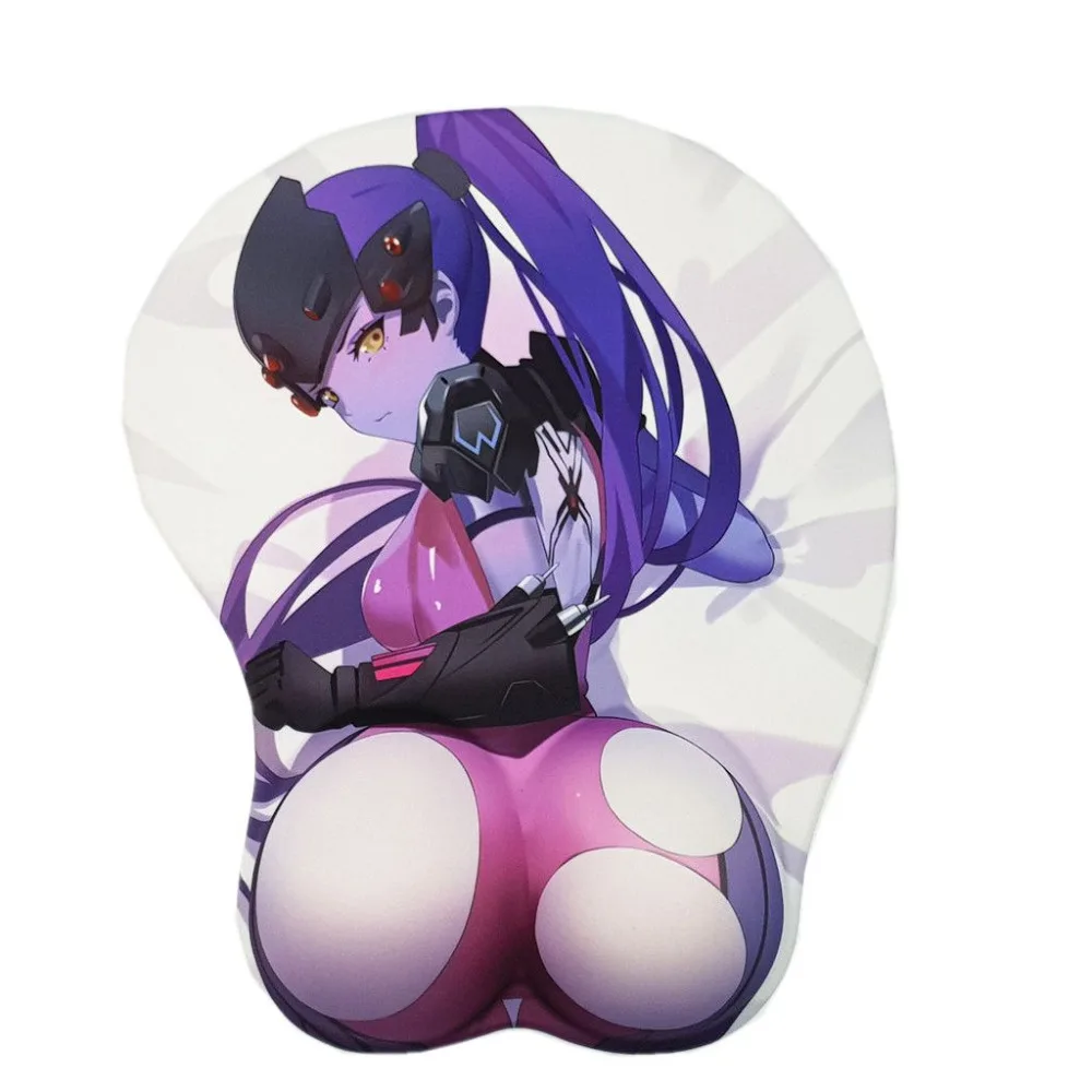 Big Size! Widowmaker 3D Bottom Hip Gaming Mouse pad Mat for Computer with Wrist Rest