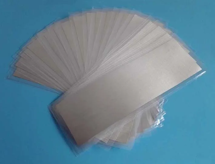 Indium Sheet Indium Foil Size: 100mm*200mm*0.1mm, Laser Heat-dissipating Coating Sealing Material