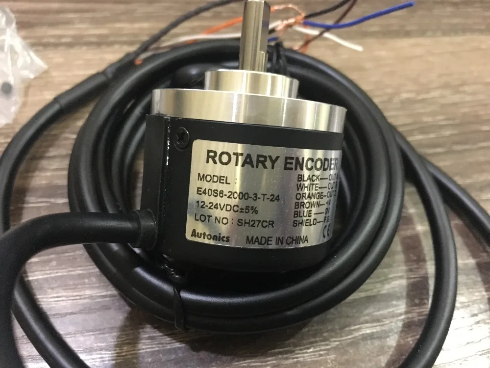 New package Autonics incremental rotary encoder E40S6-2000-3-T-24 Pulse 2000P / R   12-24VDC